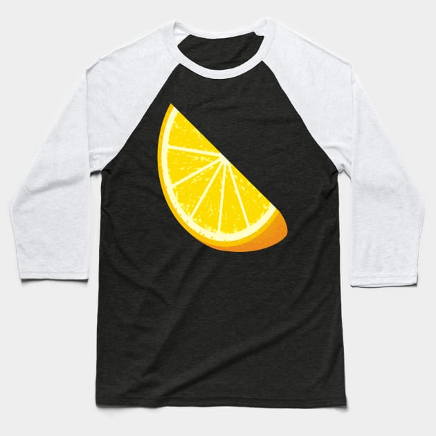 Orange Slice Baseball T-Shirt by sifis